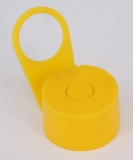 Gasflaschenventilschuetzer LDPE gelb Gasarten - Nenndurchm. (mm) 26.4 Fuer BS-Ventile - Typ 1 Verwendung Mit Sicher-heitsklappe