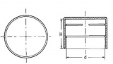 Flexible Rohrschutzkappen Flexibles PE Farbe Gelb D (mm)= 152.4 H (mm)= 100 Nenndurchmesser 51/2inch