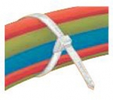Standardkabelbinder Nylon Polyamid PA6.6 Farbe Schwarz Laenge (mm)= 300 Max. Kabelbuendeldurchm. (mm)= 88 Zugfestigkeit brit. Pfund/kg 120/55 Breite (mm)= 7.6