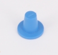 Konische Kappen / Stopfen - blaue Serie LDPE - blau D (mm)= 101.6 d1 (mm)= 93.4 d2 (mm)= 96.5 d3 (mm)= 94.7 d4 (mm)= 91.6 h (mm)= 19.1