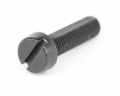 Cylinder head screw with slot - colour black M3x6 PA 6.6 colour black