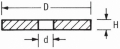 Unterlegscheibe DIN125 - PTFE  /  Teflon natur M8 16x8,4x1,5 (VPE 1000 Stck)