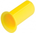Wellenschutzkappen Flexibles PVC. gelb d= 70mm H= 140