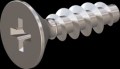 screw for plastic: Screw STS KN1033-Neu 4x14 - Z2 stainless-steel, A2 - 1.4567 Bright-pickled and passivated
