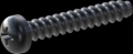 screw for plastic: Screw STS-plus KN6032 2x12 - H1 steel, hardened 10.9 Zinc-Nickel-plated,  baked, passivated black/ Cr-VI-free, sealed, 720 h until Fe-Corrosion