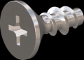 screw for plastic: Screw STS-plus KN6033 2x5 - H1 stainless-steel, A2 - 1.4567 Bright-pickled and passivated