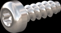 screw for plastic: Screw STS-plus KN6039 1.6x4.5 - T5 stainless-steel, A2 - 1.4567 Bright-pickled and passivated
