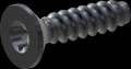 screw for plastic: Screw STS-plus KN6041 3.5x14 - T15 steel, hardened 10.9 Zinc-Nickel-plated, baked, passivated black/ Cr-VI-free, sealed, 720 h until Fe-Corrosion