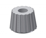 cone nut.PA66NAT M8