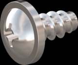 screw for plastic: Screw STS-plus KN6031 2x4 - H1 stainless-steel, A2 - 1.4567 Bright-pickled and passivated