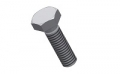 hexagon bolts. similar to DIN933 - M2.5x19 PA6.6 colour nature