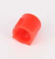 Gewindeschutzkappen LDPE. rot metrisch D (mm)= 11.9 h (mm)= 7.5 H (mm)= 10 Gewindegroesse M10x1