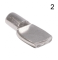Metall-Regalbodentraeger Stahl. vernickelt 7mm Typ 2