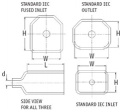 Isolierhuelsen fr IEC-Standardkabelschuhe  6.4 24 45 31.5 