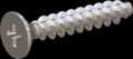 screw for plastic: Screw STS KN1033-Neu 2.5x14 - Z1 stainless-steel, A2 - 1.4567 Bright-pickled and passivated