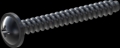 screw for plastic: Screw STS-plus KN6031 2.2x18 - H1 steel, hardened 10.9 Zinc-Nickel-plated,  baked, passivated black/ Cr-VI-free, sealed, 720 h until Fe-Corrosion