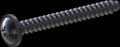 screw for plastic: Screw STS-plus KN6031 2.2x20 - H1 steel, hardened 10.9 Zinc-Nickel-plated,  baked, passivated black/ Cr-VI-free, sealed, 720 h until Fe-Corrosion
