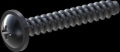 screw for plastic: Screw STS-plus KN6031 2.5x16 - H1 steel, hardened 10.9 Zinc-Nickel-plated,  baked, passivated black/ Cr-VI-free, sealed, 720 h until Fe-Corrosion