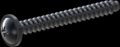 screw for plastic: Screw STS-plus KN6031 2.5x22 - H1 steel, hardened 10.9 Zinc-Nickel-plated,  baked, passivated black/ Cr-VI-free, sealed, 720 h until Fe-Corrosion