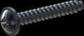 screw for plastic: Screw STS-plus KN6031 3.5x22 - H2 steel, hardened 10.9 Zinc-Nickel-plated,  baked, passivated black/ Cr-VI-free, sealed, 720 h until Fe-Corrosion