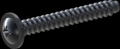 screw for plastic: Screw STS-plus KN6031 4.5x35 - H2 steel, hardened 10.9 Zinc-Nickel-plated,  baked, passivated black/ Cr-VI-free, sealed, 720 h until Fe-Corrosion