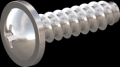 screw for plastic: Screw STS-plus KN6031 5x18 - H2 stainless-steel, A2 - 1.4567 Bright-pickled and passivated