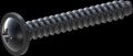 screw for plastic: Screw STS-plus KN6031 5x35 - H2 steel, hardened 10.9 Zinc-Nickel-plated,  baked, passivated black/ Cr-VI-free, sealed, 720 h until Fe-Corrosion