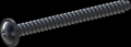screw for plastic: Screw STS-plus KN6031 5x55 - H2 steel, hardened 10.9 Zinc-Nickel-plated,  baked, passivated black/ Cr-VI-free, sealed, 720 h until Fe-Corrosion