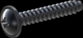 screw for plastic: Screw STS-plus KN6031 6x35 - H3 steel, hardened 10.9 Zinc-Nickel-plated,  baked, passivated black/ Cr-VI-free, sealed, 720 h until Fe-Corrosion
