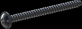 screw for plastic: Screw STS-plus KN6031 6x70 - H3 steel, hardened 10.9 Zinc-Nickel-plated,  baked, passivated black/ Cr-VI-free, sealed, 720 h until Fe-Corrosion