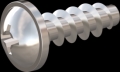 screw for plastic: Screw STS KN1031 2x6 - H1 stainless-steel, A2 - 1.4567 Bright-pickled and passivated