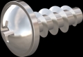 screw for plastic: Screw STS KN1031-Neu 2.5x6 - H1 stainless-steel, A2 - 1.4567 Bright-pickled and passivated