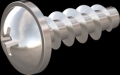 screw for plastic: Screw STS KN1031-Neu 2.5x7 - H1 stainless-steel, A2 - 1.4567 Bright-pickled and passivated