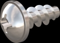 screw for plastic: Screw STS KN1031-Neu 3.5x8 - H2 stainless-steel, A2 - 1.4567 Bright-pickled and passivated