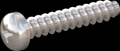 screw for plastic: Screw STS-plus KN6032 2.2x12 - H1 stainless-steel, A2 - 1.4567 Bright-pickled and passivated