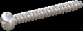 screw for plastic: Screw STS-plus KN6032 2.2x18 - H1 stainless-steel, A2 - 1.4567 Bright-pickled and passivated