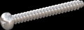 screw for plastic: Screw STS-plus KN6032 2.2x20 - H1 stainless-steel, A2 - 1.4567 Bright-pickled and passivated