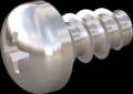 screw for plastic: Screw STS-plus KN6032 2.5x4.5 - H1 stainless-steel, A2 - 1.4567 Bright-pickled and passivated