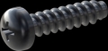 screw for plastic: Screw STS-plus KN6032 2.5x10 - H1 steel, hardened 10.9 Zinc-Nickel-plated,  baked, passivated black/ Cr-VI-free, sealed, 720 h until Fe-Corrosion
