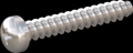 screw for plastic: Screw STS-plus KN6032 2.5x16 - H1 stainless-steel, A2 - 1.4567 Bright-pickled and passivated