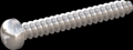 screw for plastic: Screw STS-plus KN6032 2.5x20 - H1 stainless-steel, A2 - 1.4567 Bright-pickled and passivated
