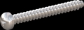 screw for plastic: Screw STS-plus KN6032 2.5x22 - H1 stainless-steel, A2 - 1.4567 Bright-pickled and passivated