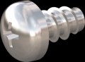 screw for plastic: Screw STS-plus KN6032 3x5 - H1 stainless-steel, A2 - 1.4567 Bright-pickled and passivated