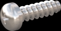screw for plastic: Screw STS-plus KN6032 3x10 - H1 stainless-steel, A2 - 1.4567 Bright-pickled and passivated