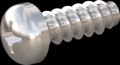 screw for plastic: Screw STS-plus KN6032 3.5x10 - H2 stainless-steel, A2 - 1.4567 Bright-pickled and passivated