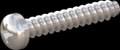 screw for plastic: Screw STS-plus KN6032 3.5x20 - H2 stainless-steel, A2 - 1.4567 Bright-pickled and passivated
