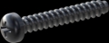 screw for plastic: Screw STS-plus KN6032 3.5x22 - H2 steel, hardened 10.9 Zinc-Nickel-plated,  baked, passivated black/ Cr-VI-free, sealed, 720 h until Fe-Corrosion