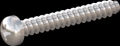 screw for plastic: Screw STS-plus KN6032 3.5x25 - H2 stainless-steel, A2 - 1.4567 Bright-pickled and passivated