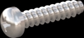 screw for plastic: Screw STS-plus KN6032 4x18 - H2 stainless-steel, A2 - 1.4567 Bright-pickled and passivated