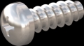 screw for plastic: Screw STS-plus KN6032 4.5x12 - H2 stainless-steel, A2 - 1.4567 Bright-pickled and passivated